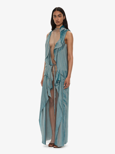 Kacere Towel Drape Column Skirt