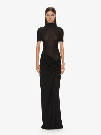 Fusion Ruched Tee Gown