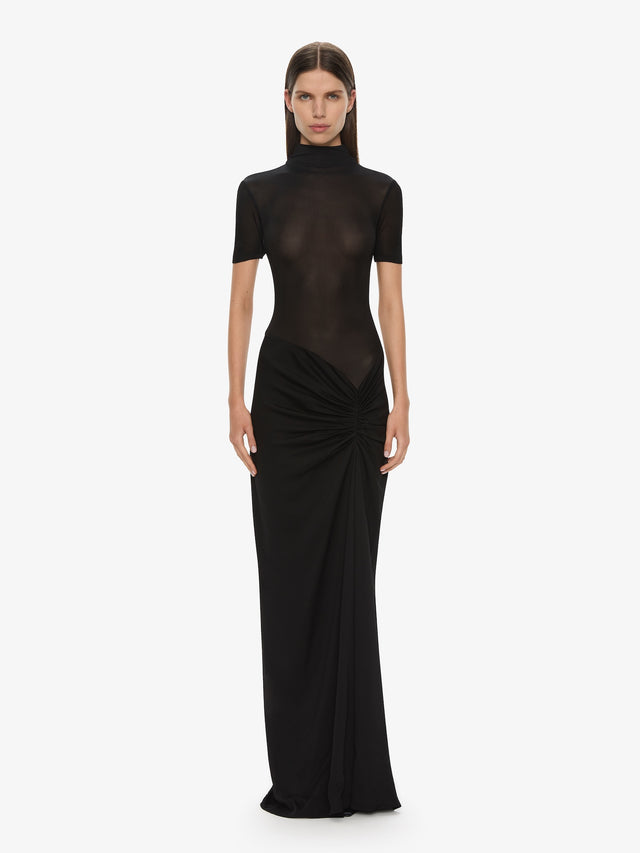 Fusion Ruched Tee Gown