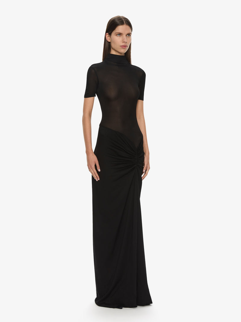 Fusion Ruched Tee Gown - Image 3