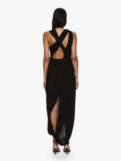 Sculptured Draped Tank Dress