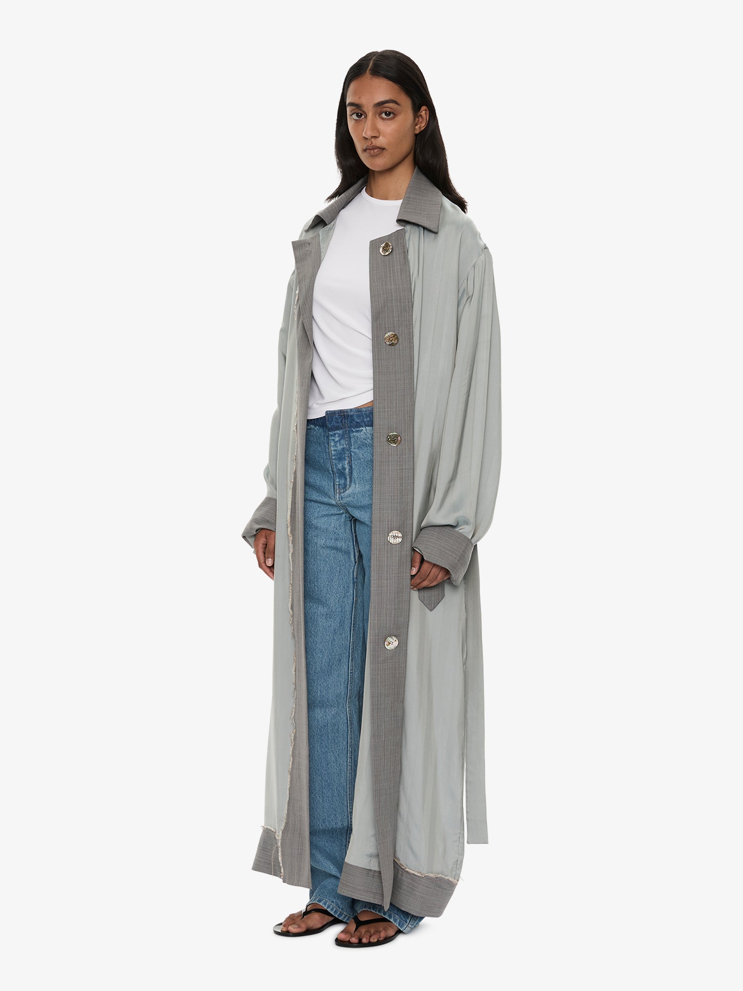 Retract Tailored Duster Coat