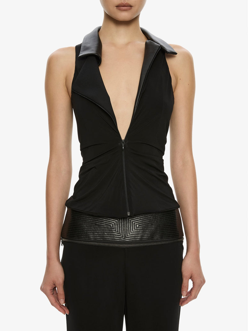 Auto Upholstered Leather Trouser - Image 2