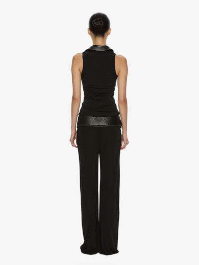 Auto Upholstered Leather Trouser