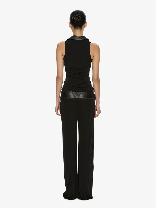 Auto Upholstered Leather Trouser