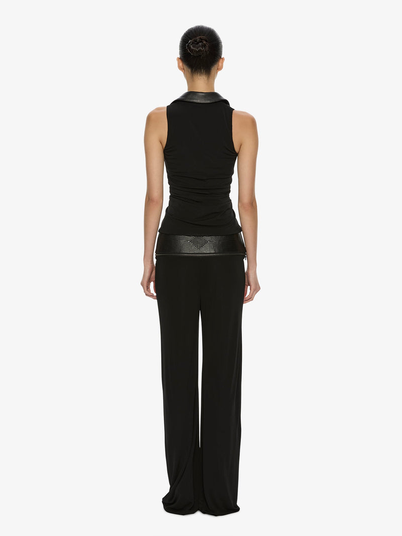 Auto Upholstered Leather Trouser - Image 4