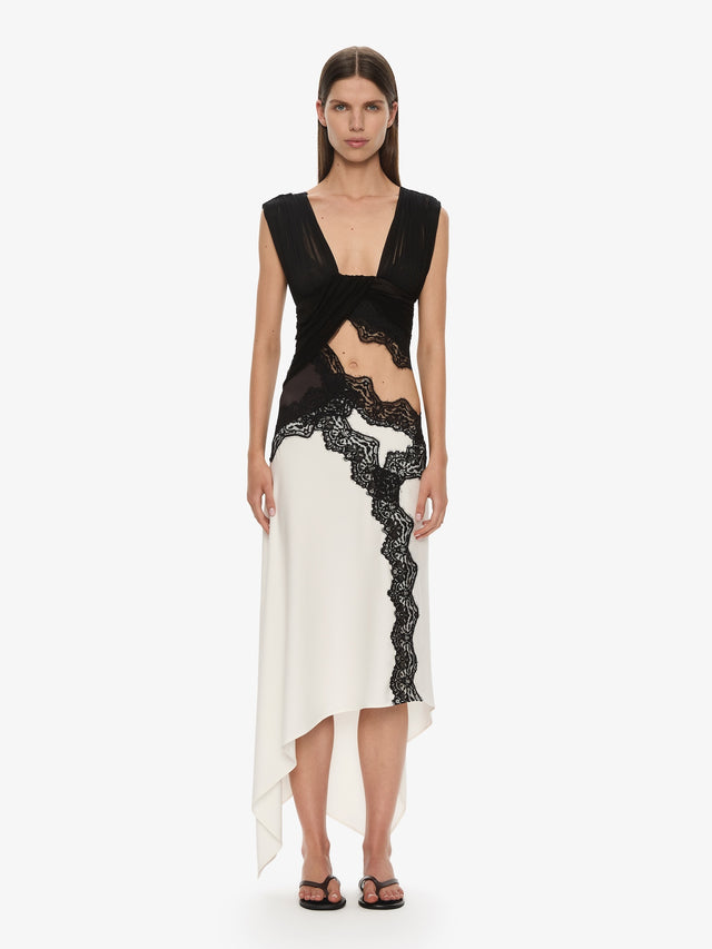 Baile Wrapped Tulle Tank Dress