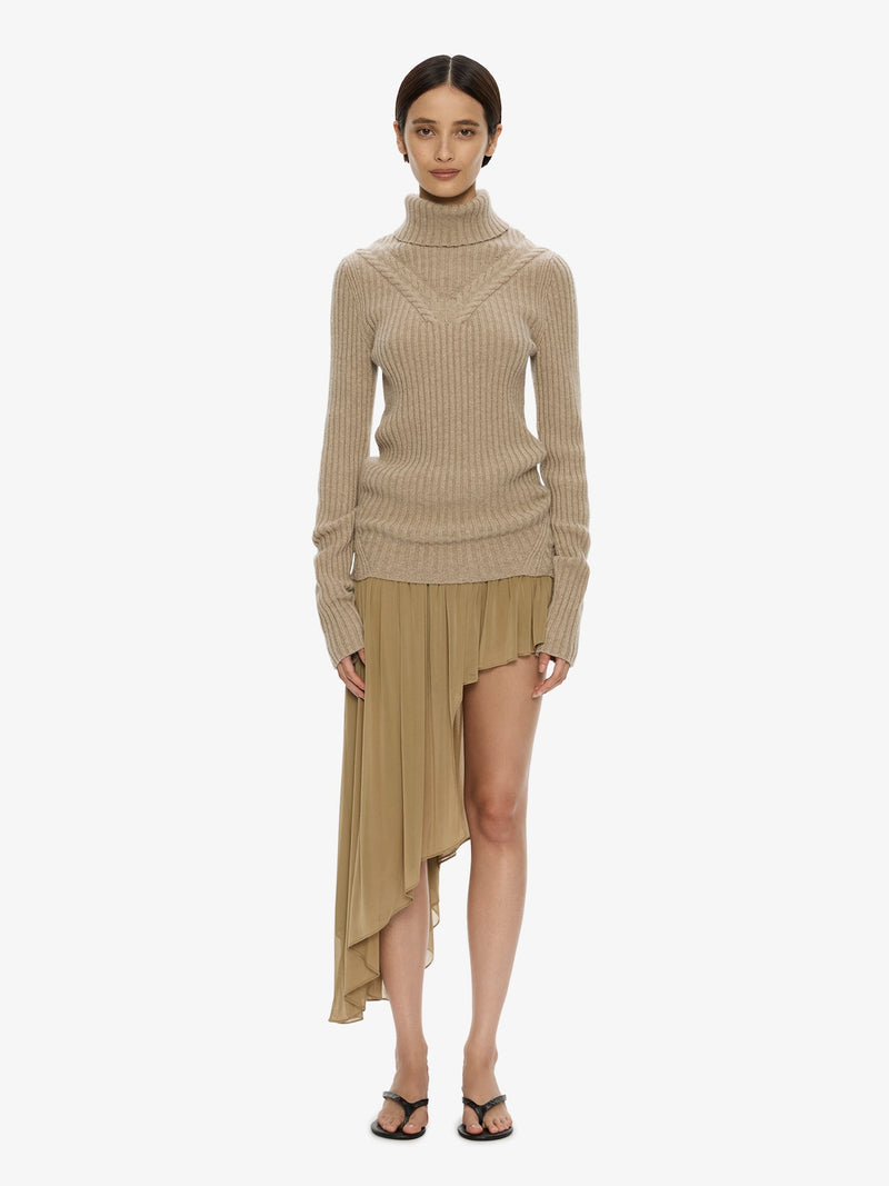 Caia Cable Knit Turtleneck - Image 2
