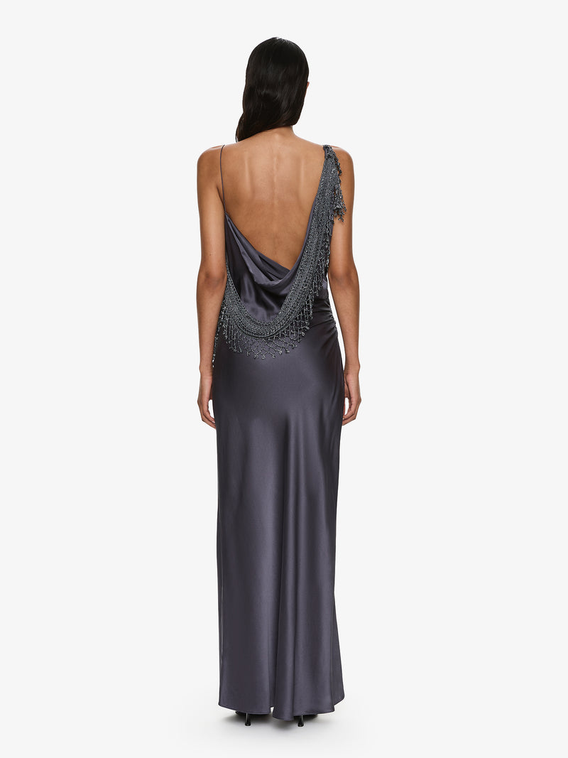 Droplet Bead Crochet Trimmed Cami Dress - Image 5