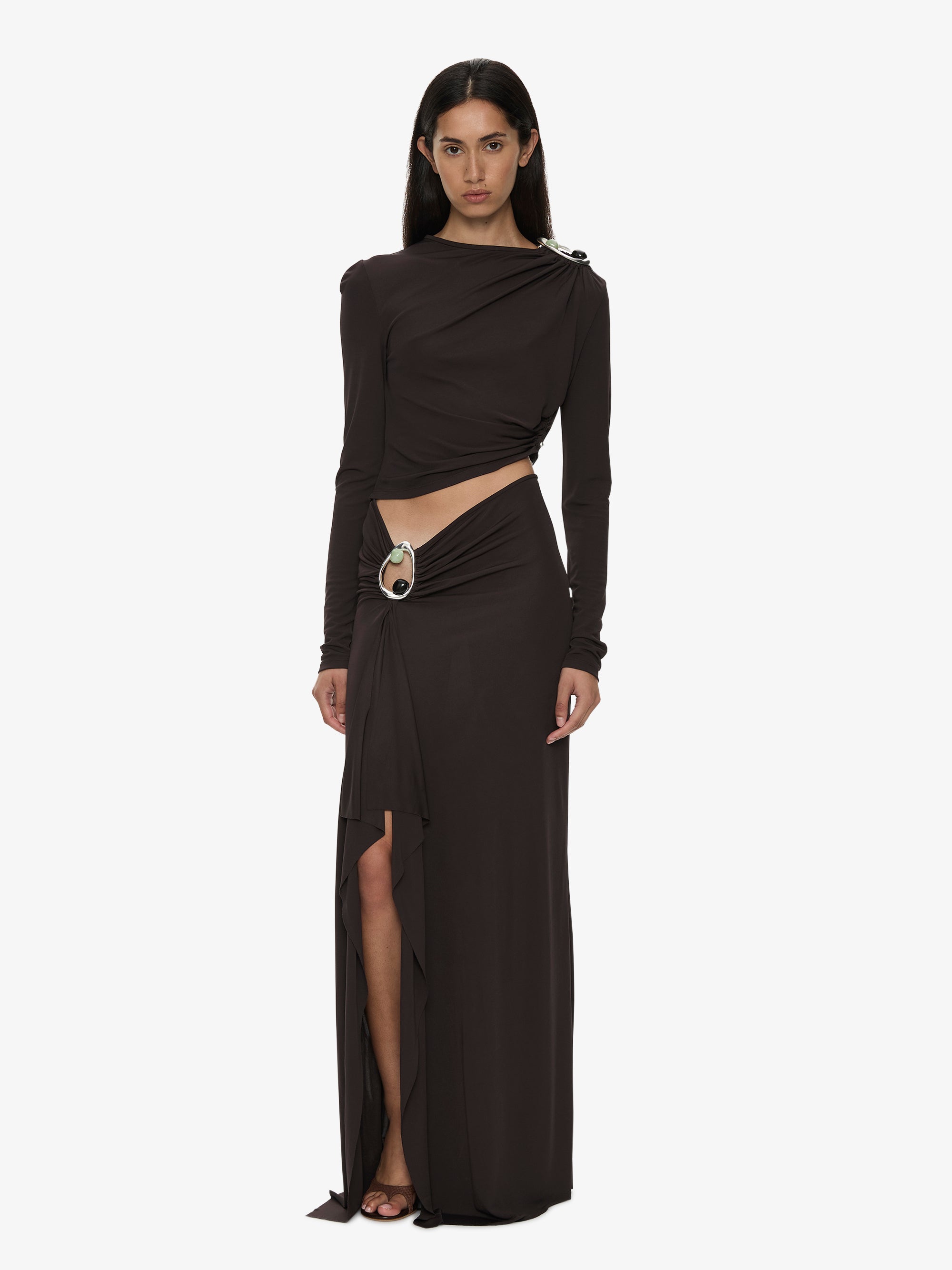 Orica Crystal Cascade Jersey Skirt