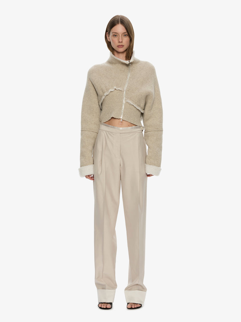Rowan Sateen Cuffed Trouser - Image 1