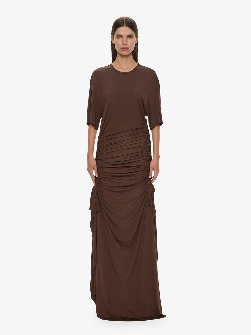 Shibari Jersey Ruche Tee Dress - Image 1