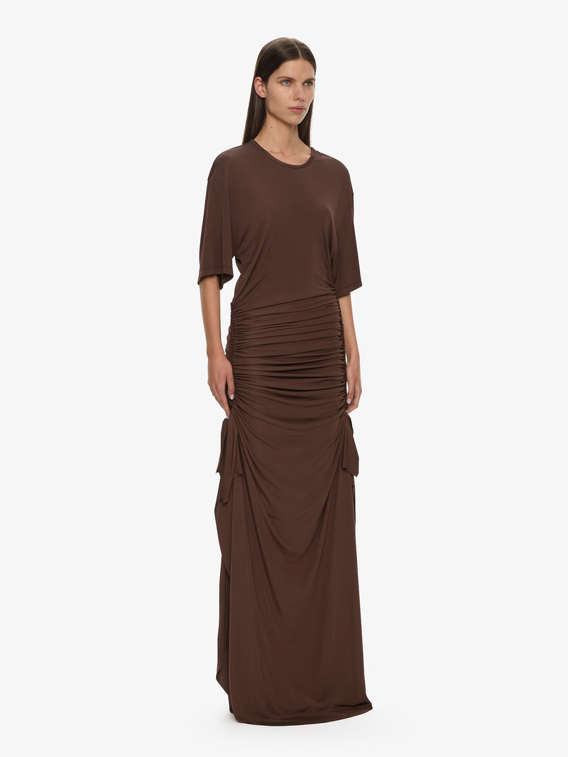 Shibari Jersey Ruche Tee Dress - Image 3