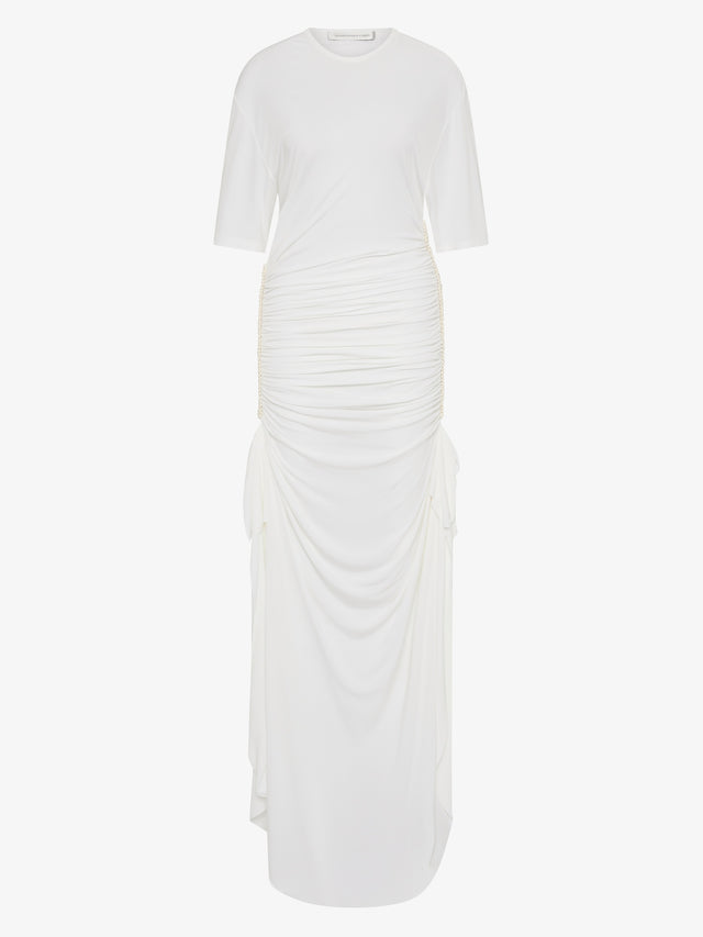 Shibari Jersey Ruche Tee Dress