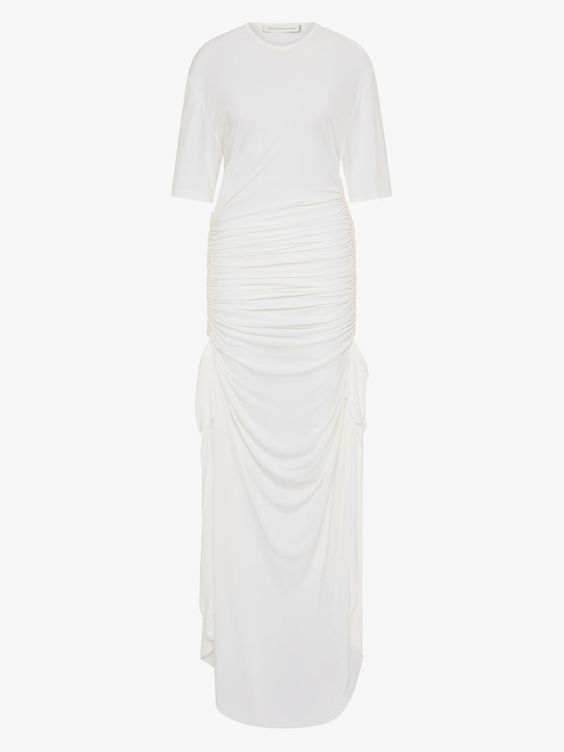 Shibari Jersey Ruche Tee Dress - Image 5