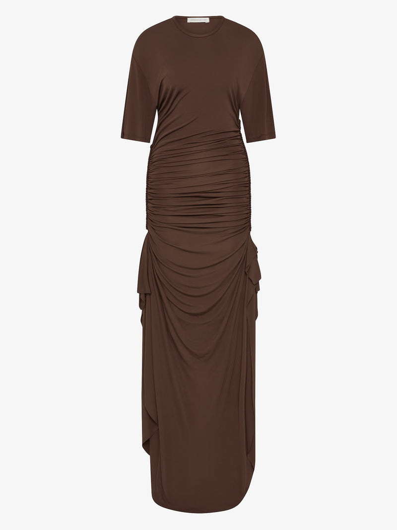 Shibari Jersey Ruche Tee Dress - Image 5