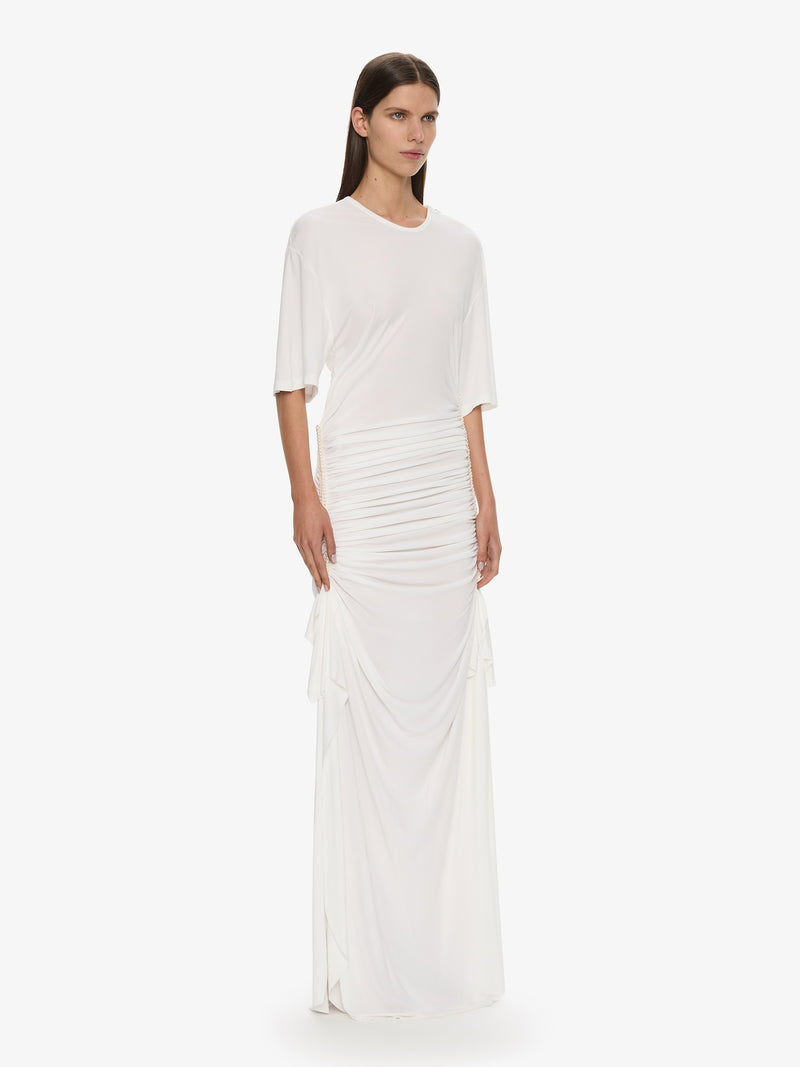 Shibari Jersey Ruche Tee Dress - Image 3