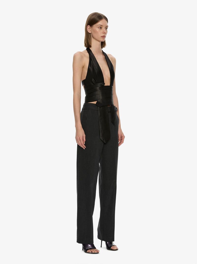 Reyer Satin Tie Top - Image 4
