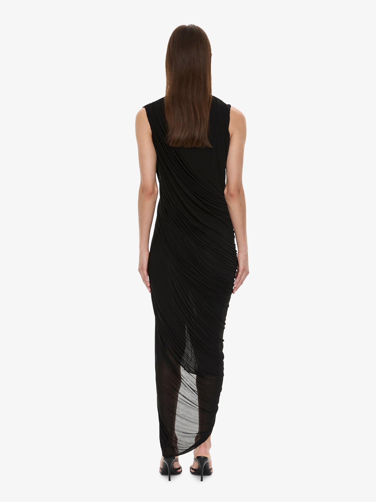Ripple Crystal Plunge Dress