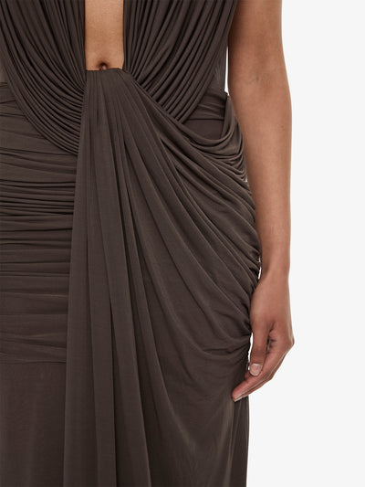 Ripple Drape Gown