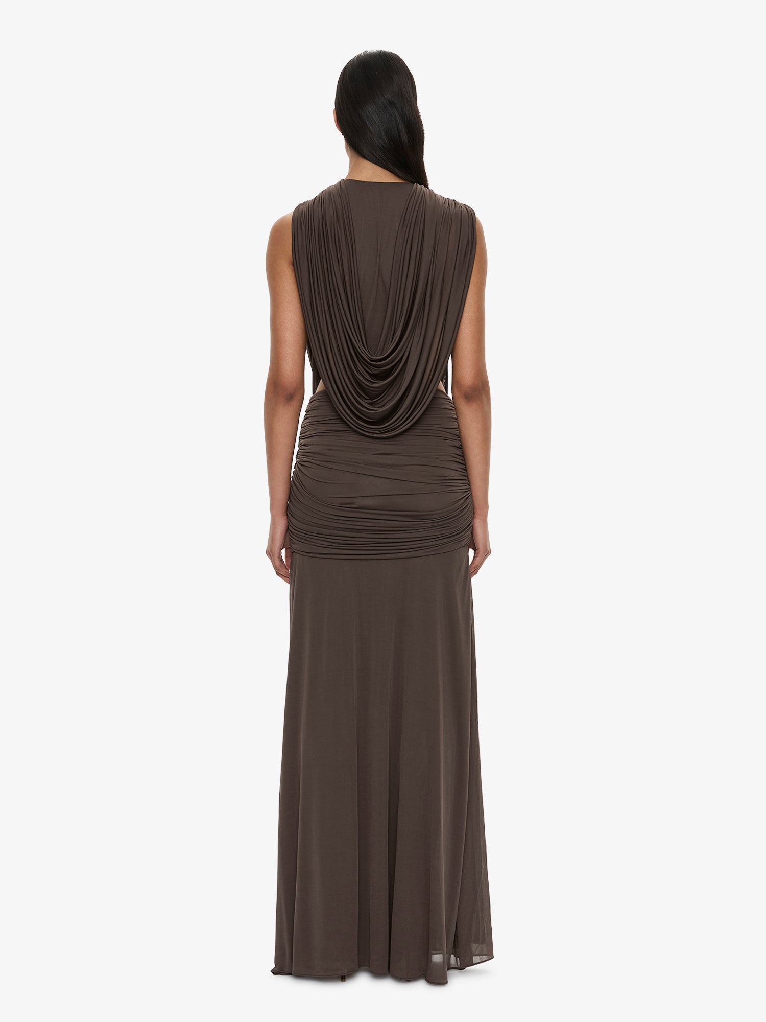 Ripple Drape Gown