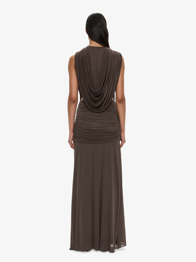 Ripple Drape Gown