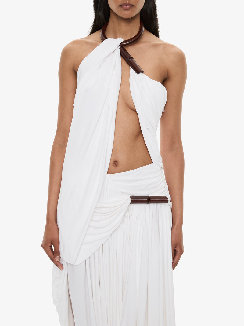 Chime Necklace Drape Dress - Image 3