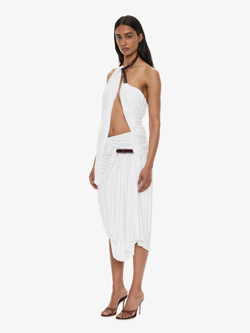 Chime Necklace Drape Dress - Image 4