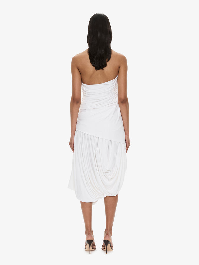 Chime Necklace Drape Dress