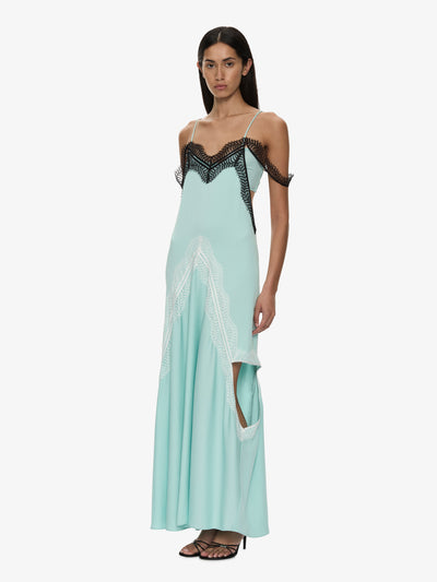 Keira Split Lace Cutaway Dress