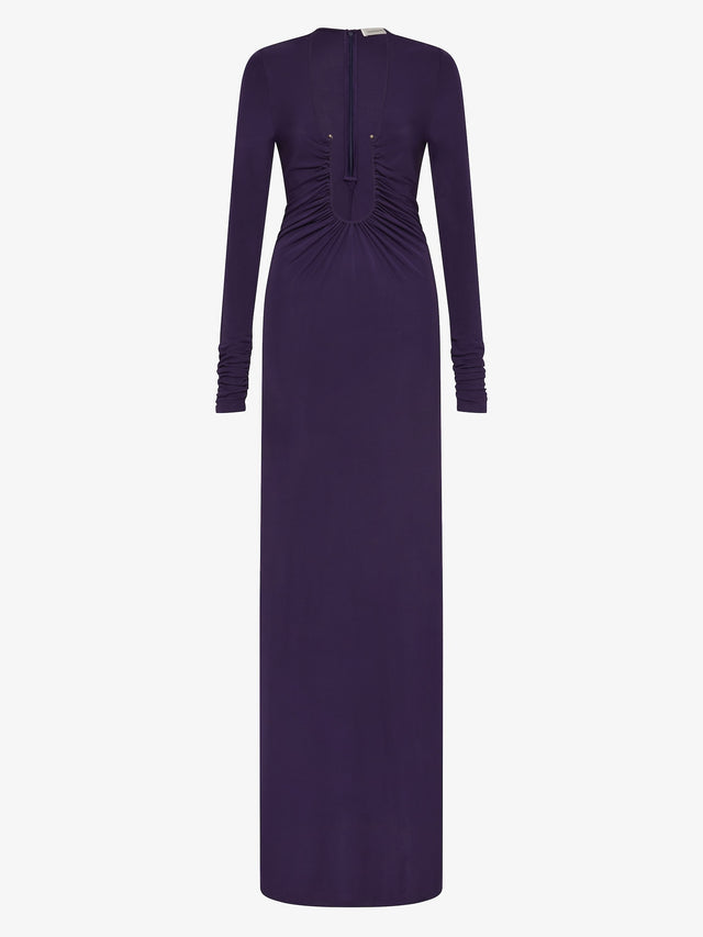 Arced Palm Long Sleeve Dress