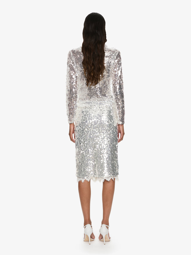 Opaline Sequin Skirt