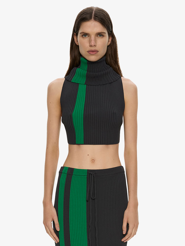 Mach Stripe Tie Skirt