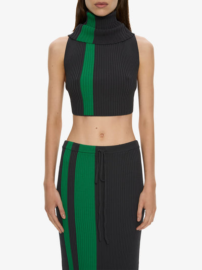 Mach Stripe Tie Skirt
