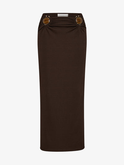 Mineral Stone Ruched Skirt