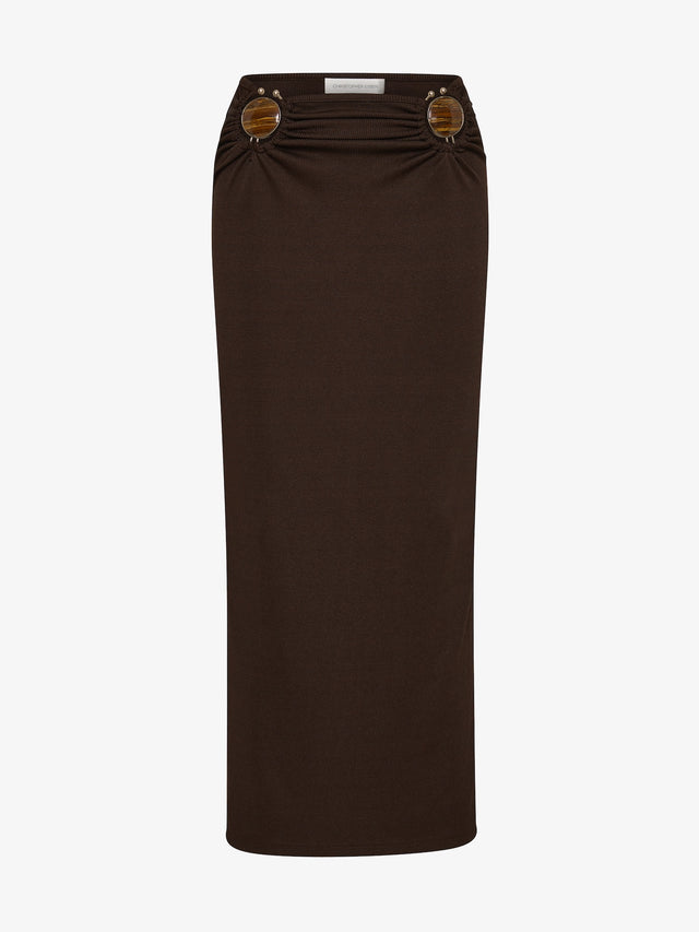 Mineral Stone Ruched Skirt