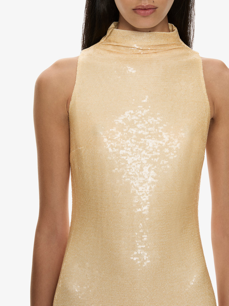 Opaline Sequin Tank Gown - Image 2