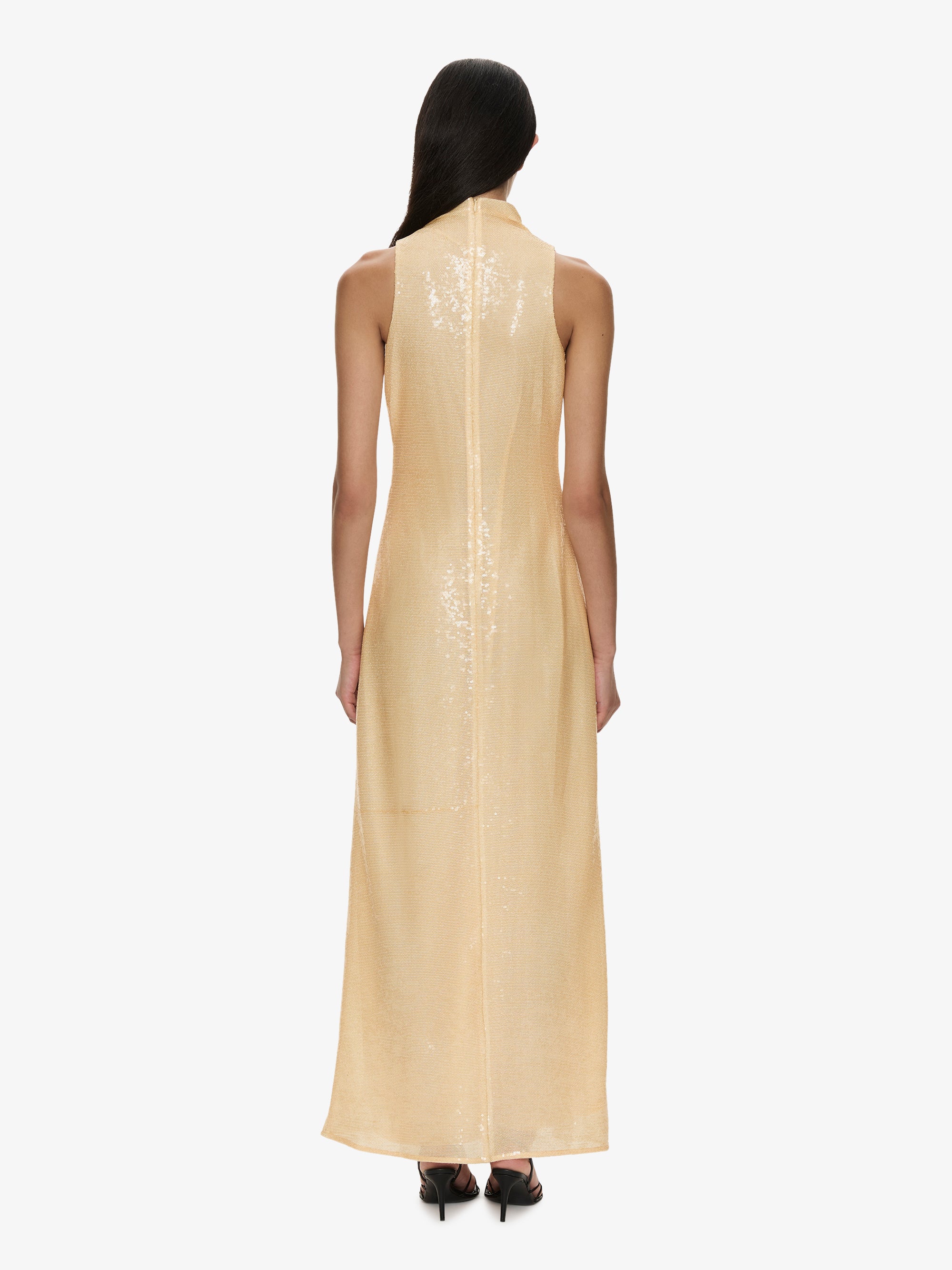 Opaline Sequin Tank Gown