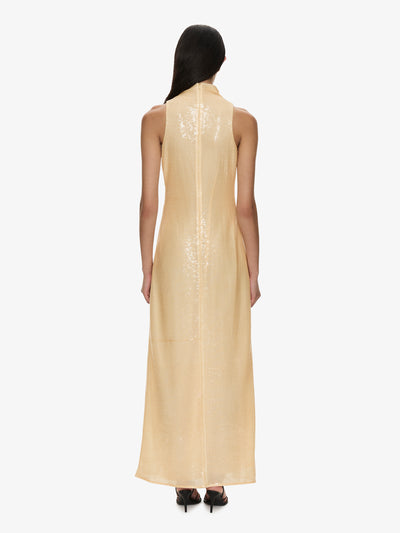 Opaline Sequin Tank Gown