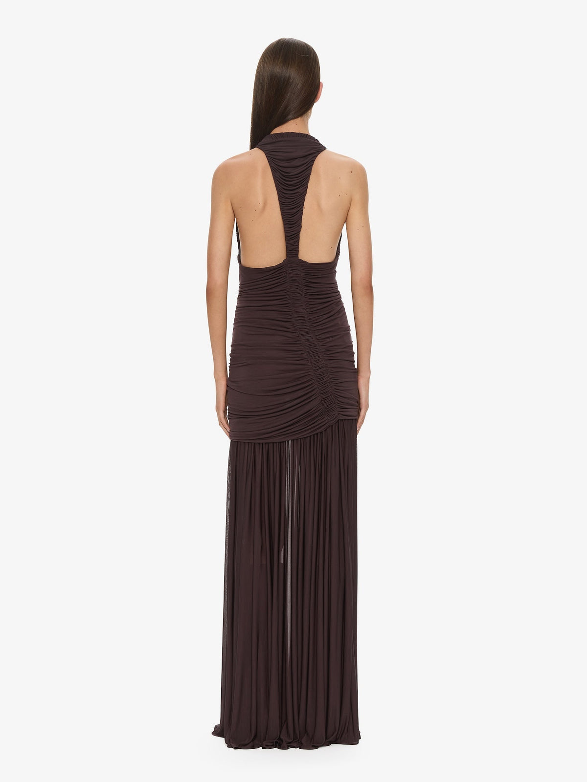 christopher esber orion maxi dress mixing masculine and feminine Chiffon Colors:Olive Green 804 gab Vintage Tea Length Wedding