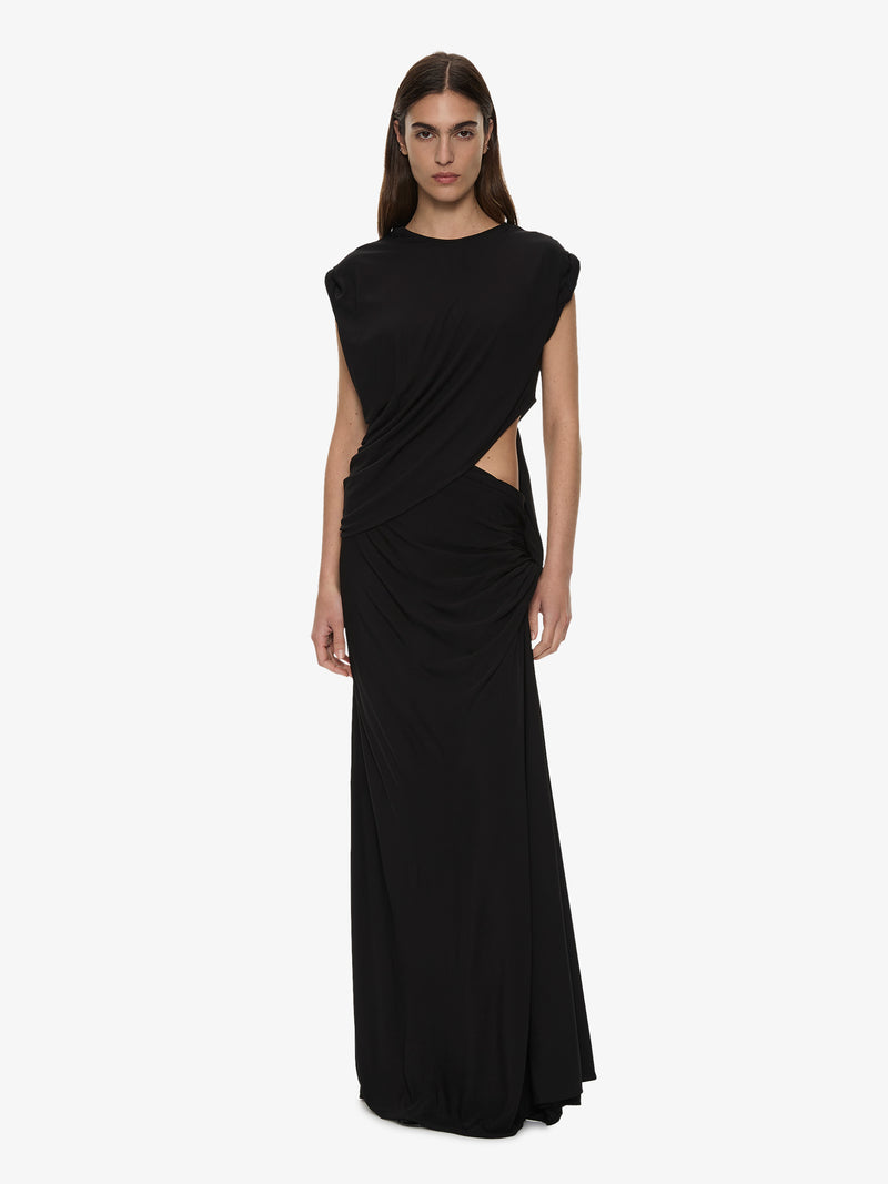 Twisted Lever Rolled Up Tee Dress - Image 2
