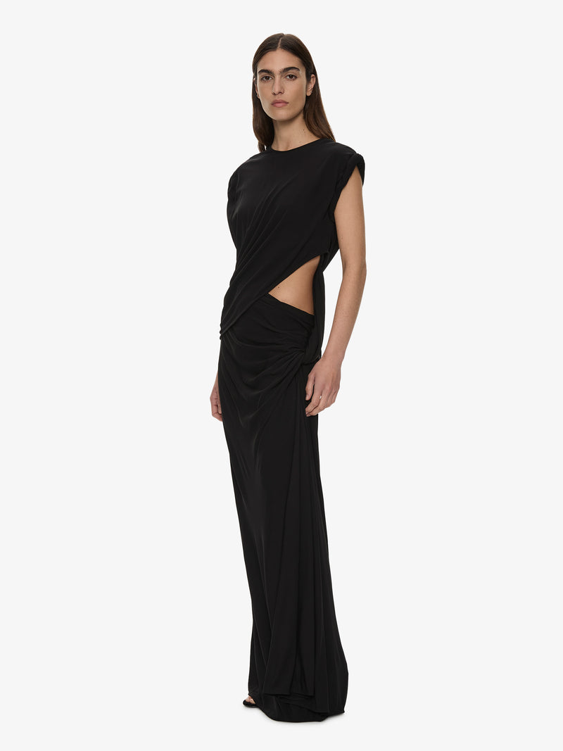Twisted Lever Rolled Up Tee Dress - Image 1