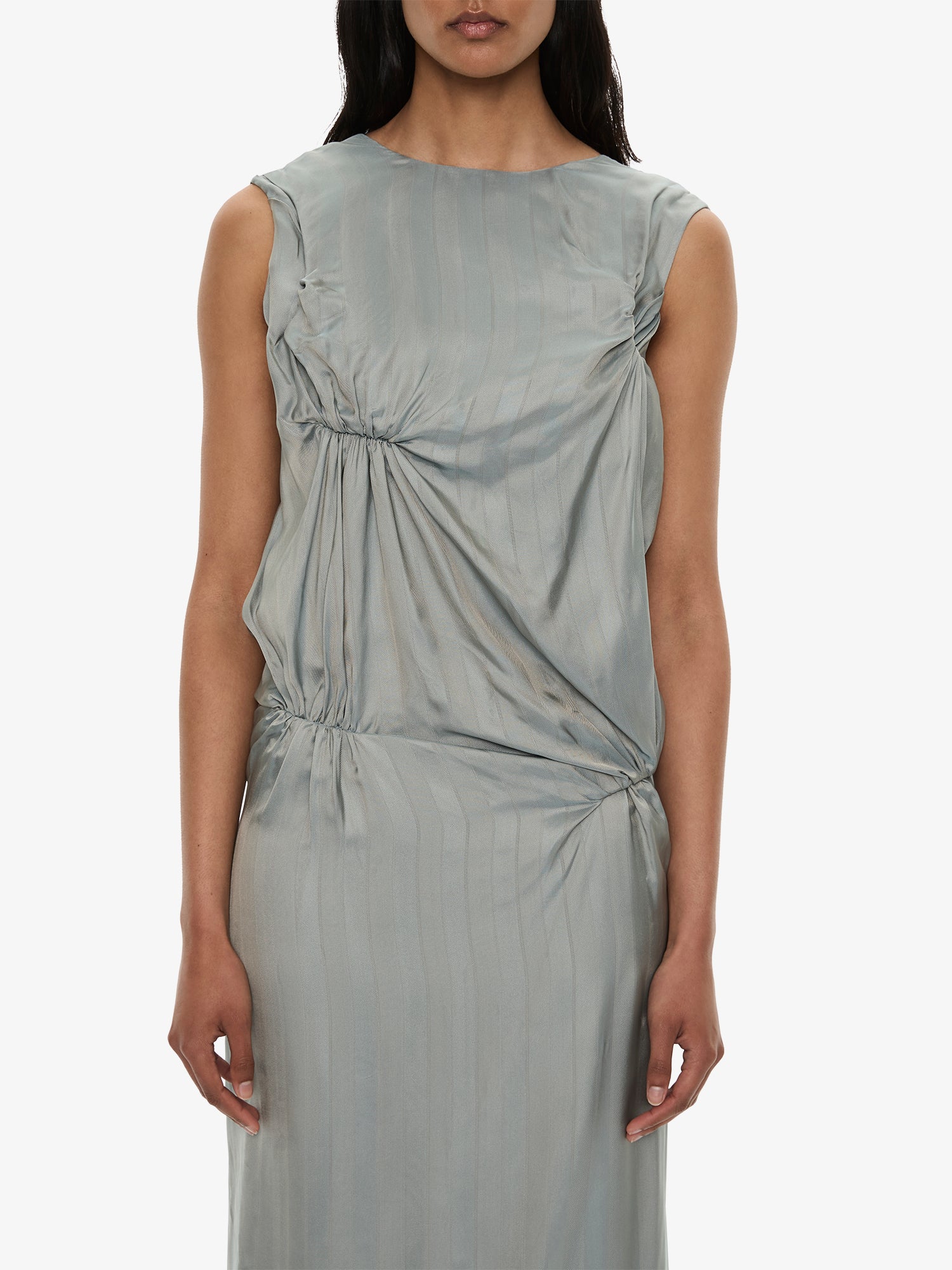 Kacere Bikini Tuck Column Tank Dress