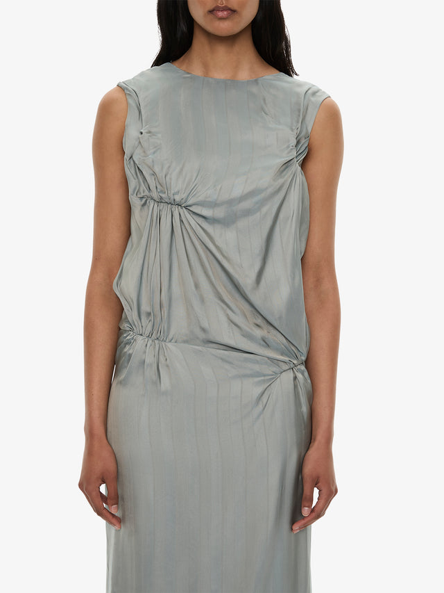 Kacere Bikini Tuck Column Tank Dress