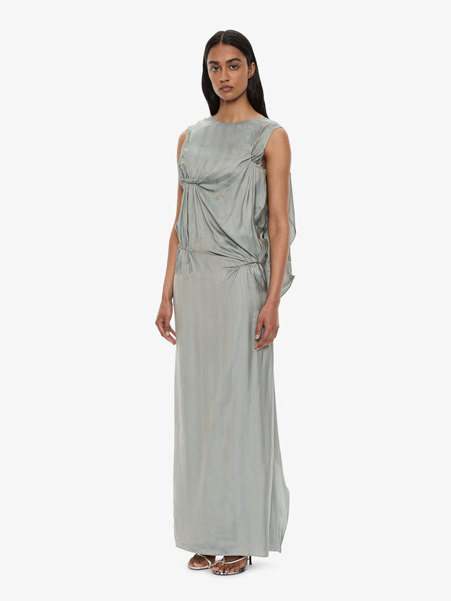 Kacere Bikini Tuck Column Tank Dress