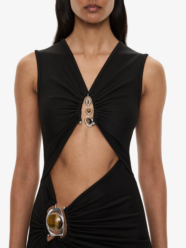 Droplet Crystal Separation Tank Dress