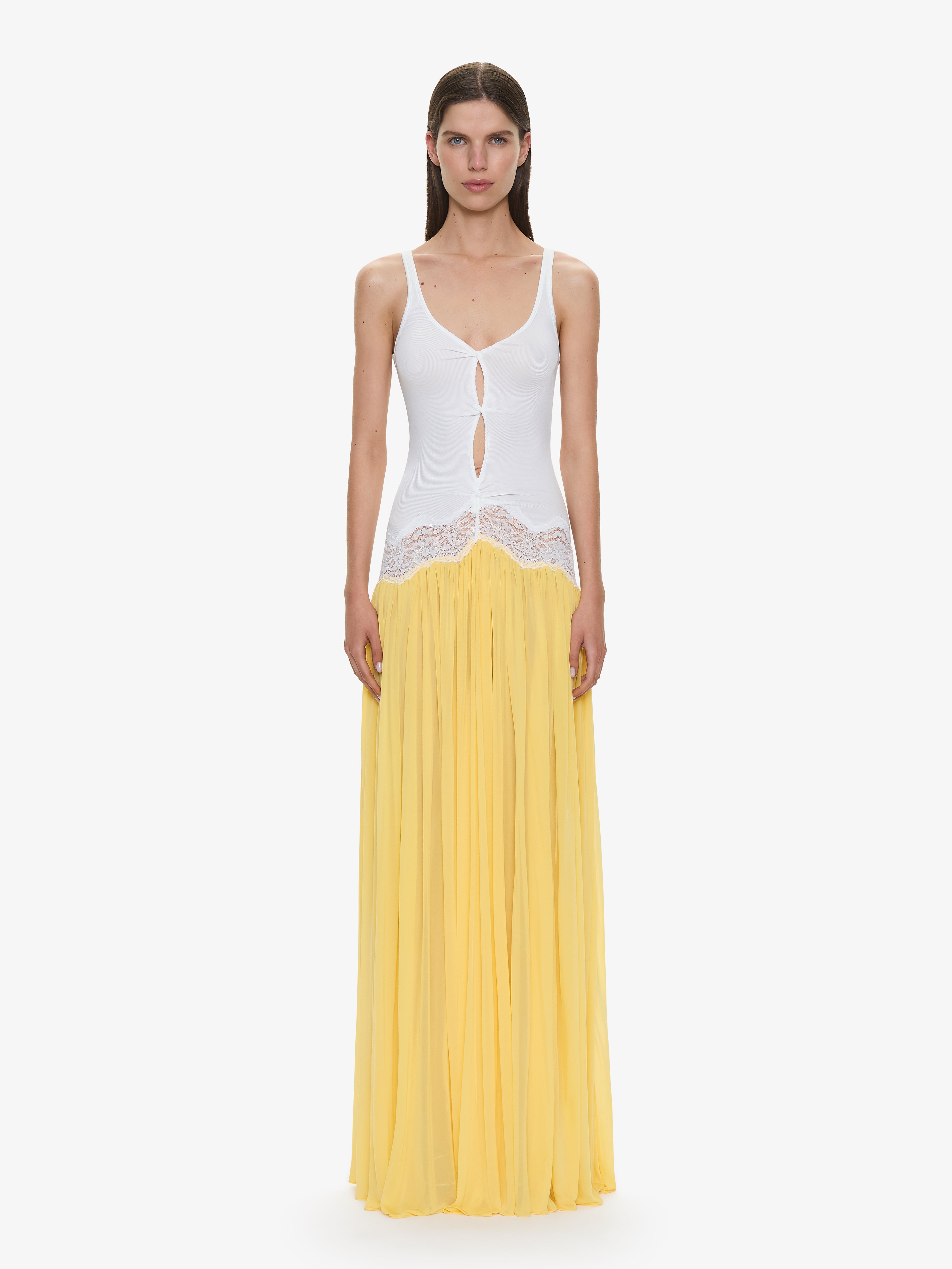 Open Twist Verner Lace Tank Dress