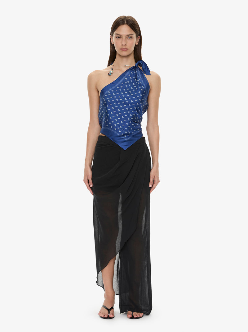 Bandana Scarf Tie Top - Image 2