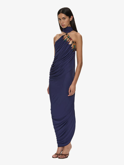Tropique Droplet Halter Dress