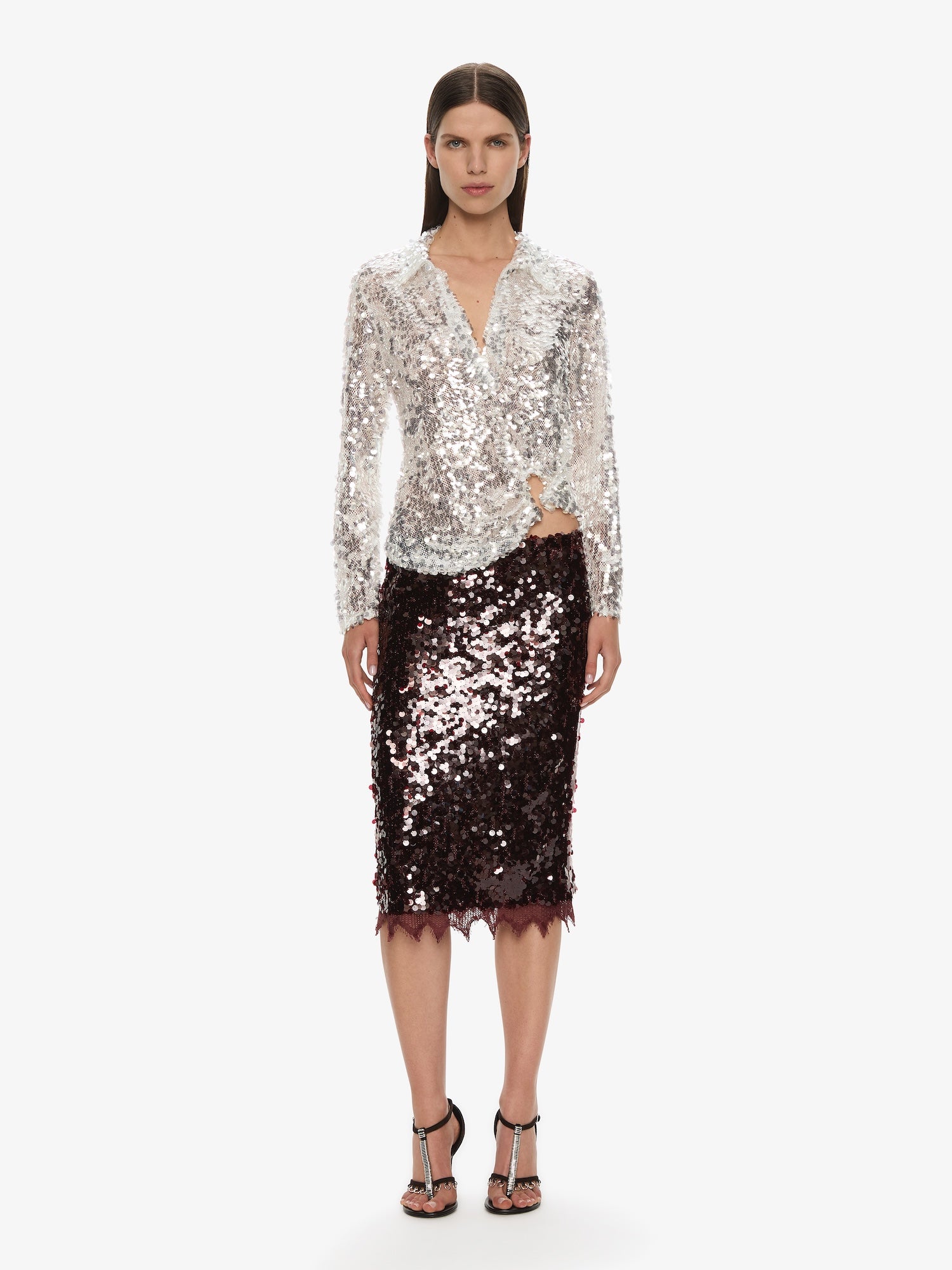 Opaline Sequin Skirt